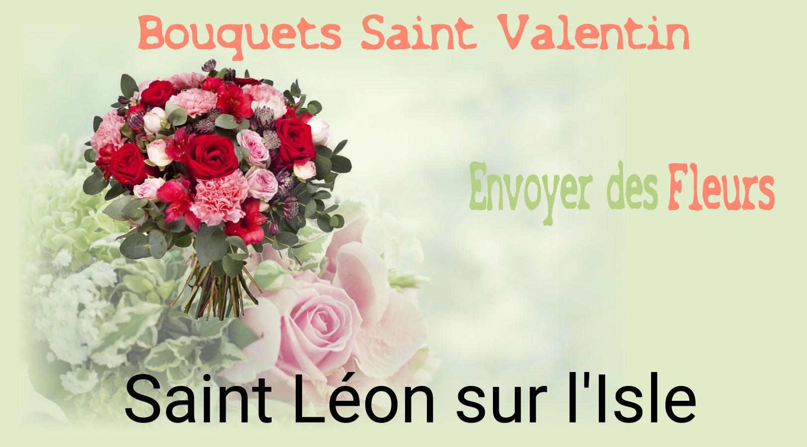 Roses de Saint-Valentin livrées à Saint-Léon-sur-l'Isle